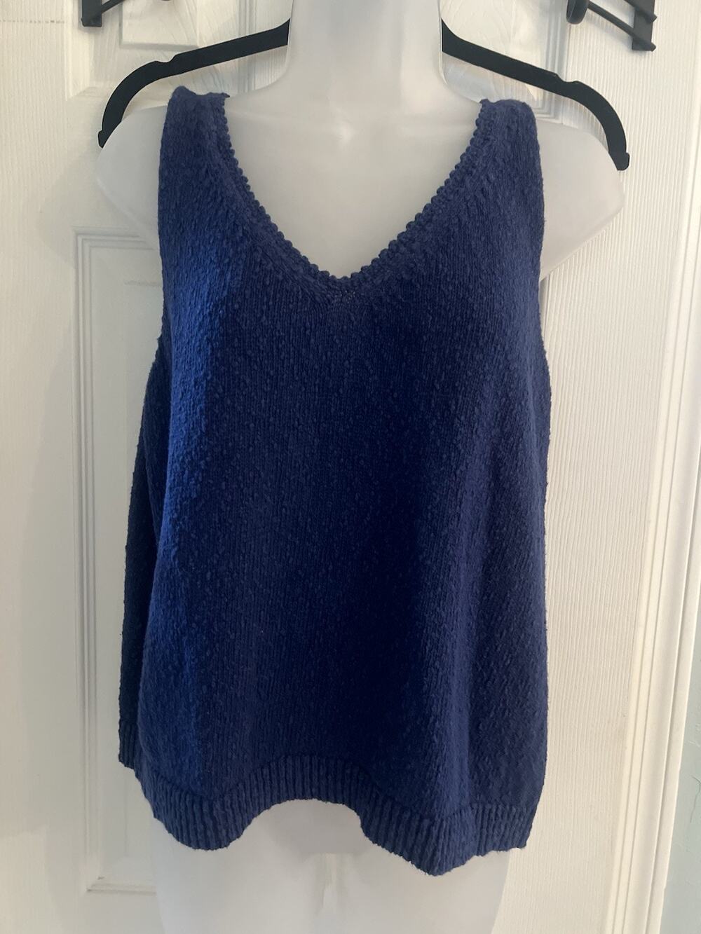 Tommy Bahama Knit Coastal Blue Tank Large